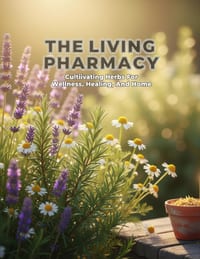 The Living Pharmacy: Cultivating Herbs For Wellness, Healing, And Home cover