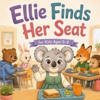 Ellie Finds Her Seat: A Friendly Story About Finding Your Seat and Making Friends at Lunchtime, for Kids Ages 5-8 cover