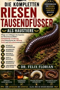 Die Kompletten Riesentausendfüsser ALS Haustiere: Pflege von Anfängern bis Experten für Riesentausendfüßer - Gehegedesign, Ernährung, Unterstützung be cover
