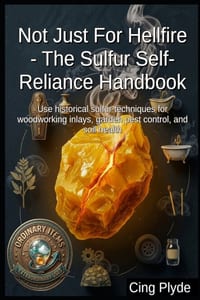 Not Just For Hellfire - The Sulfur Self-Reliance Handbook: Use historical sulfur techniques for woodworking inlays, garden pest control, and soil heal cover