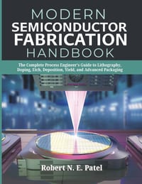 Modern Semiconductor Fabrication Handbook: The Complete Process Engineer's Guide to Lithography, Doping, Etch, Deposition, Yield, and Advanced Packagi cover