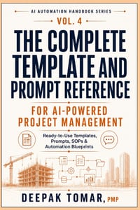 The Complete Template and Prompt Reference for AI-Powered Project Management cover