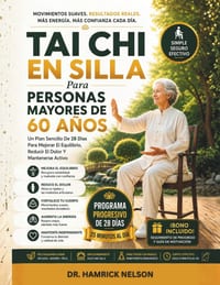 Tai Chi En Silla Para Personas Mayores De 60 Años: Un Plan Sencillo De 28 Días Para Mejorar El Equilibrio, Reducir El Dolor Y Mantenerse Activo cover