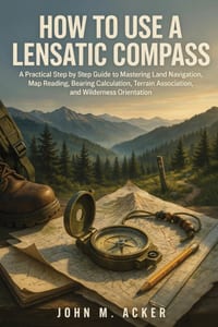 How to Use a Lensatic Compass: A Practical Step by Step Guide to Mastering Land Navigation, Map Reading, Bearing Calculation, Terrain Association, and cover