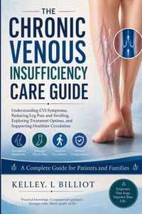 The Chronic Venous Insufficiency Care Guide: Understanding CVI Symptoms, Reducing Leg Pain and Swelling, Exploring Treatment Options, and Supporting H cover