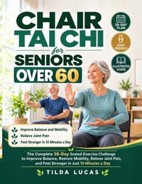 Chair Tai Chi for Seniors Over 60: The Complete 28-Day Seated Exercise Challenge to Improve Balance, Restore Mobility, Relieve Joint Pain, and Feel St cover