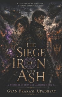 The Siege of Iron and Ash: A Steampunk Romantasy Epic (Whispers of Iron and Alchemy: Book 3) cover