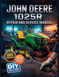 John Deere 1025r Repair and Service Manual: The Complete Illustrated Step-by-Step Guide to Dealership-Level Diagnostics, Routine Maintenance, and Adva cover
