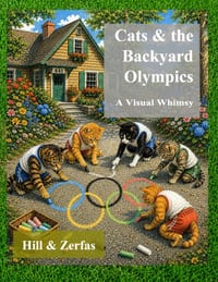 Cats and the Backyard Olympics: A Visual Whimsy cover