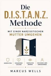Mit Einer Narzisstischen Mutter Umgehen. Die D.I.S.T.A.N.Z. Methode: Grenzen setzen, Schuldgefühle Loslassen, Manipulation Erkennen Und Dein Eigenes L cover