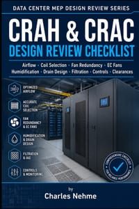 Data Center Mep Design Review Series Crah & Crac Design Review Checklist: Airflow - Coil Selection - Fan Redundancy - EC Fans Humidification - Drain D cover