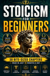 Stoicism for Beginners: Discover the Philosophy of the Stoics, Marcus Aurelius, Seneca & Epictetus, Resilience, Self-Discipline, Emotional Mastery, Vi cover