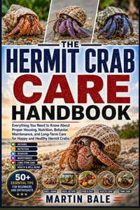 Hermit Crab Care Handbook: Everything You Need to Know About Proper Housing, Nutrition, Behavior, Maintenance, and Long-Term Care for Happy and Health cover