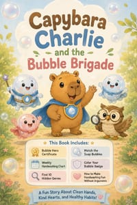 Capybara Charlie and the Bubble Brigade: A Fun Story About Handwashing, Healthy Habits, and Becoming a Little Hygiene Hero cover