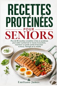 Recettes Protéinées Pour Seniors: + 80 recettes complètes riches en protéines pour aider à préserver la masse musculaire, maintenir un poids santé et cover
