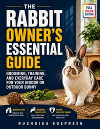 The Rabbit Owner's Essential Guide: Grooming, Training, and Everyday Care for Your Indoor or Outdoor Bunny cover