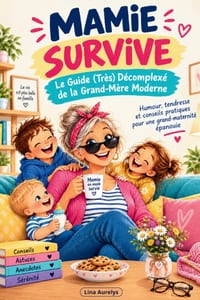 Mamie Survive: Le Guide (Très) Décomplexé de la Grand-Mère Moderne - Humour, tendresse et conseils pratiques pour une grand-maternité épanouie cover