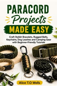 Paracord Projects Made Easy: Craft Stylish Bracelets, Rugged Belts, Keychains, Dog Leashes and Camping Gear with Beginner-Friendly Tutorials cover