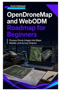 OpenDroneMap and WebODM Roadmap for Beginners: Process Drone Images into Maps, Models, and Survey Outputs cover