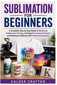 Sublimation for Beginners: A Complete Step by Step Guide to Mastering Sublimation Printing, Creating Personalized Projects and Building Confidence wit cover