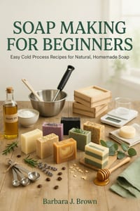 Soap Making for Beginners: Easy Cold Process Recipes for Natural, Homemade Soap cover