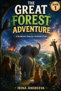 The Great Forest Adventure: A Bilingual English - Russian Children's Book cover
