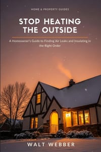Stop Heating the Outside: A Homeowner's Guide to Finding Air Leaks, Insulating in the Right Order, and Cutting Your Energy Bills Without Wasting Money cover