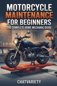 Motorcycle Maintenance for Beginners: The Complete Home Mechanic Guide cover