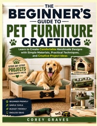 The Beginner's Guide to Pet Furniture Crafting: Learn to Create Comfortable Handmade Designs with Simple Materials, Practical Techniques, and Creative cover