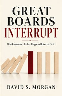 Great Boards Interrupt: Why Governance Failure Happens Before the Vote cover