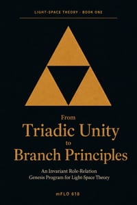 From Triadic Unity to Branch Principles: An Invariant Role Relation Genesis Program for Light-Space Theory cover