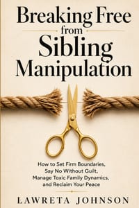 Breaking Free from Sibling Manipulation: How to Set Firm Boundaries, Say No Without Guilt, Manage Toxic Family Dynamics, and Reclaim Your Peace cover
