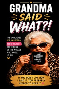Grandma Said WHAT?!: The Unfiltered Wit, Wisdom & Zero-Filter One-Liners of the Woman Who Raised Us All cover