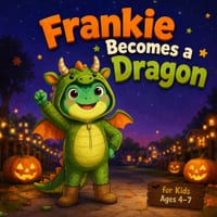 Frankie Becomes a Dragon: A Brave Story About Feeling Confident in Your Halloween Costume, for Kids Ages 4-7 cover