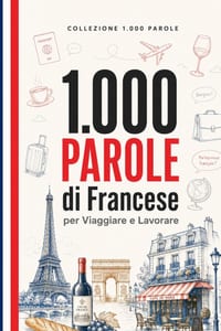 1.000 Parole di Francese per Viaggiare e Lavorare: Il vocabolario essenziale di francese con pronuncia e frasi di esempio - per viaggiatori e professi cover