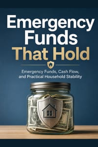 Emergency Funds That Hold: Emergency Funds, Cash Flow, and Practical Household Stability cover