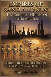 Empires of Sand and Sun: The Complete History Of Persia And Iran: Volume II: The Lion's Shadow And The Crown Of Darius cover