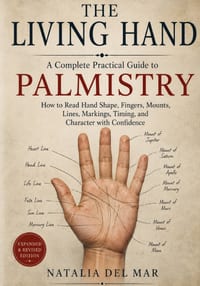 The Living Hand: A Complete Practical Guide to Palmistry How to Read Hand Shape, Fingers, Mounts, Lines, Markings, Timing, and Character with Confiden cover