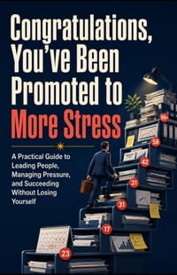 Congratulations, You've Been Promoted to More Stress: A Practical Guide to Leading People, Managing Pressure, and Succeeding Without Losing Yourself cover