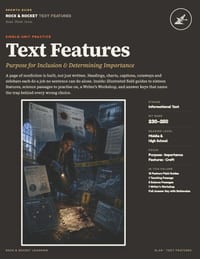 Rock & Rocket Growth Guide - Text Features cover