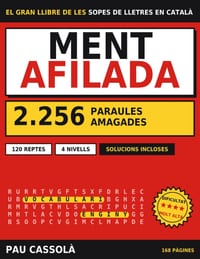 Ment Afilada: El gran llibre de les sopes de lletres en català - Nivell Difícil cover