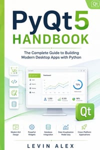 PyQt5 HANDBOOK: The Complete Guide to Building Modern Desktop Apps with Python cover