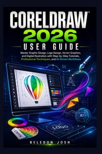 CorelDRAW 2026 User Guide: Master Graphic Design, Logo Design, Vector Graphics, and Digital Illustration with Step-by-Step Tutorials, Professional Tec cover