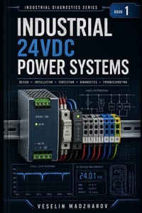 Industrial 24vdc Power Supplies: Voltage Drop, Ground Faults, Distribution and Troubleshooting cover