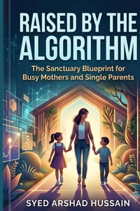 Raised by the Algorithm: The Sanctuary Blueprint for Busy Mothers and Single Parents cover