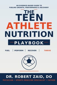 The Teen Athlete Nutrition Playbook: What to Feed Young Athletes for Energy, Growth, Strength, Recovery & Game Day Success cover