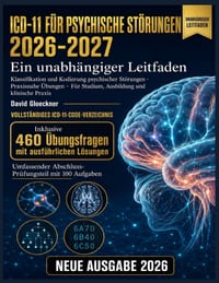 ICD-11 für Psychische Störungen 2026-2027: Ein unabhängiger Leitfaden zur Klassifikation und Kodierung psychischer Störungen für Studium, Ausbildung u cover