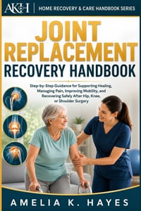 Joint Replacement Recovery Handbook: Step-by-Step Guidance for Supporting Healing, Managing Pain, Improving Mobility, and Recovering Safely After Hip, cover