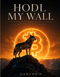 HODL My Wall: A Bitcoin Art Book - Forty-Eight Original Illustrations Across Six Visual Chapters cover