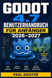 Godot 4.7 Benutzerhandbuch für Anfänger 2026-2027: Spieleentwicklung meistern: GDScript, Szenen, Physik und visuelle Werkzeuge Schritt für Schritt erk cover